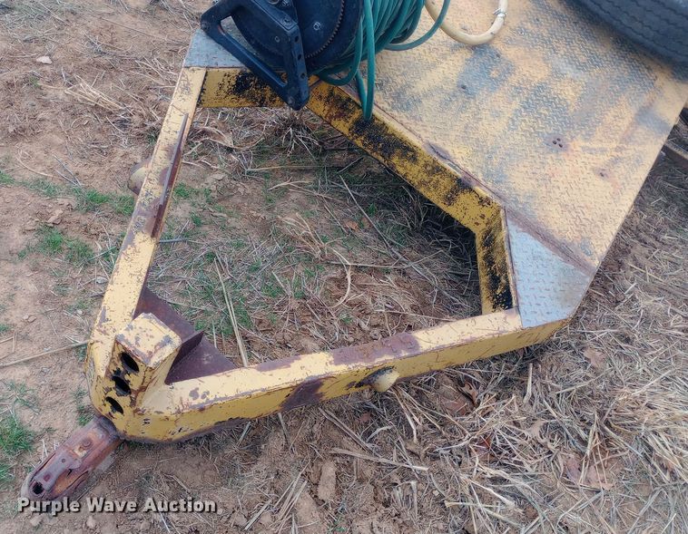 image for item EN8628 Shop built utility trailer