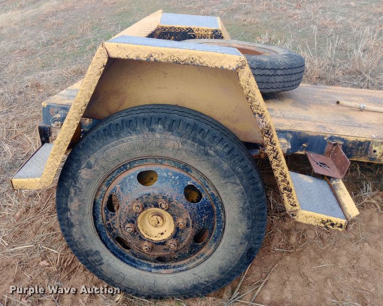 image for item EN8628 Shop built utility trailer