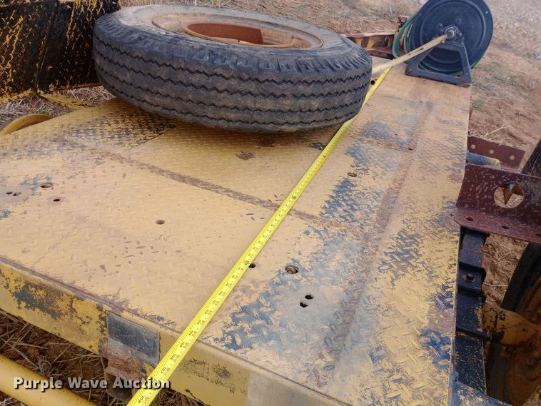 image for item EN8628 Shop built utility trailer