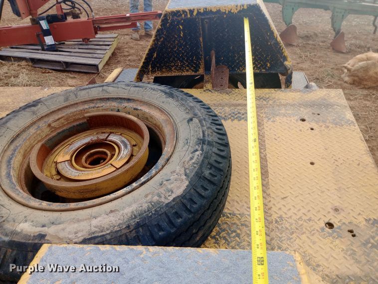 image for item EN8628 Shop built utility trailer