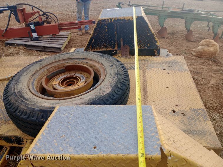 image for item EN8628 Shop built utility trailer