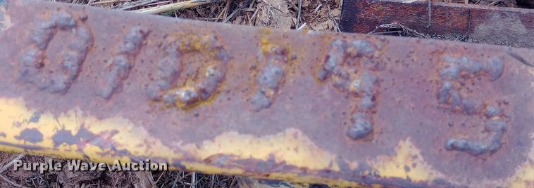 image for item EN8628 Shop built utility trailer