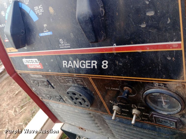 image for item EN8630 Lincoln Electric  Ranger 8 welder/generator