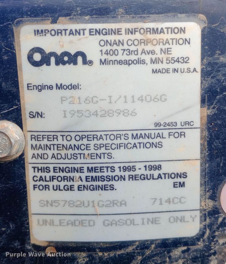 image for item EN8630 Lincoln Electric  Ranger 8 welder/generator