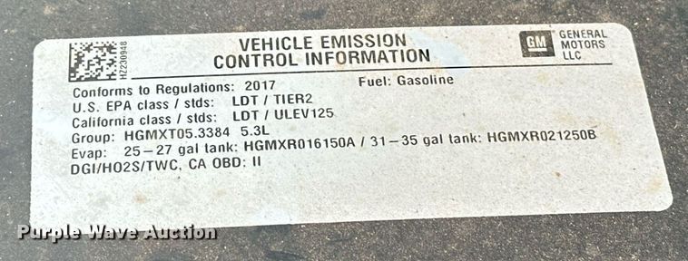 image for item ER4687 2017 Chevrolet Silverado 1500 Double Cab pickup truck