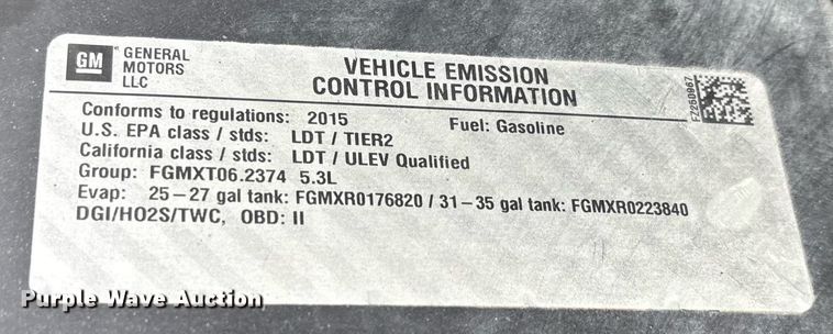 image for item ER4696 2015 Chevrolet Silverado 1500 Double Cab pickup truck