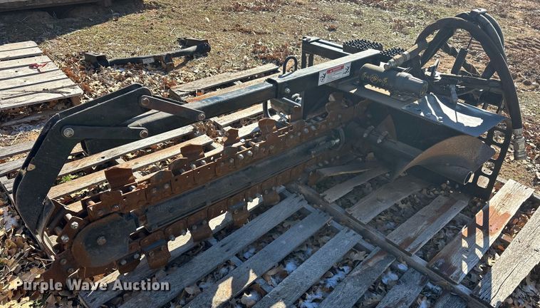 image for item ER4795 John Deere TR48B skid steer trencher