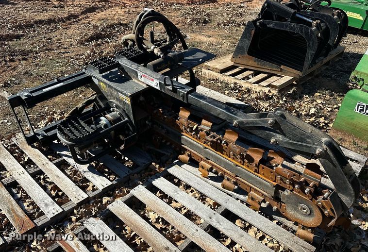 image for item ER4795 John Deere TR48B skid steer trencher