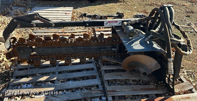 image for item ER4795 John Deere TR48B skid steer trencher