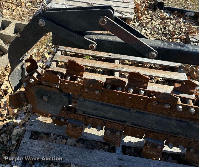 image for item ER4795 John Deere TR48B skid steer trencher