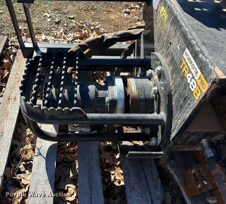 image for item ER4795 John Deere TR48B skid steer trencher