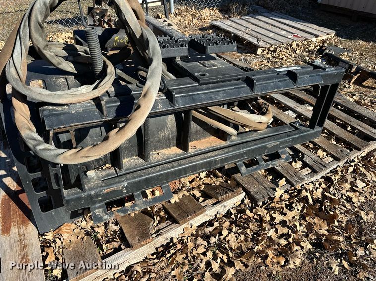 image for item ER4795 John Deere TR48B skid steer trencher