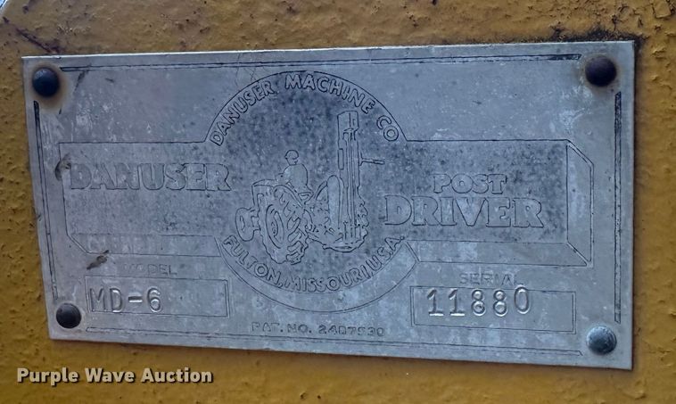 image for item NQ9155 Danuser MD-6 post driver