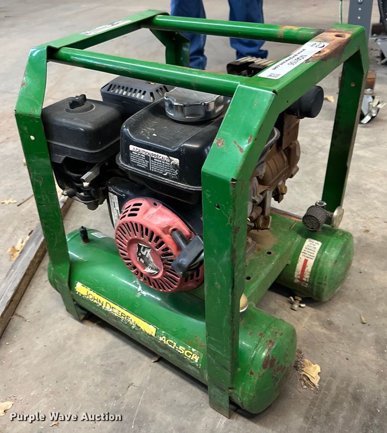 image for item NQ9156 John Deere AC1-5GH air compressor