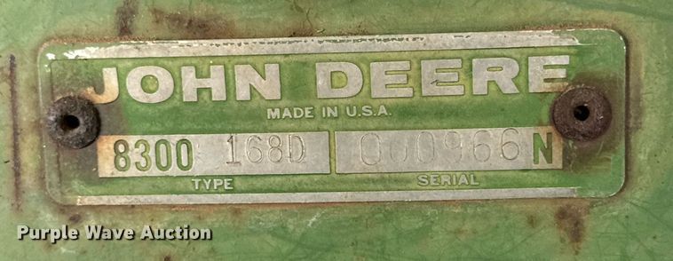 image for item NQ9160 John Deere 8300 grain drill