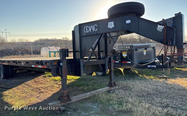 image for item OK9453 1996 Belshe DT235 equipment trailer