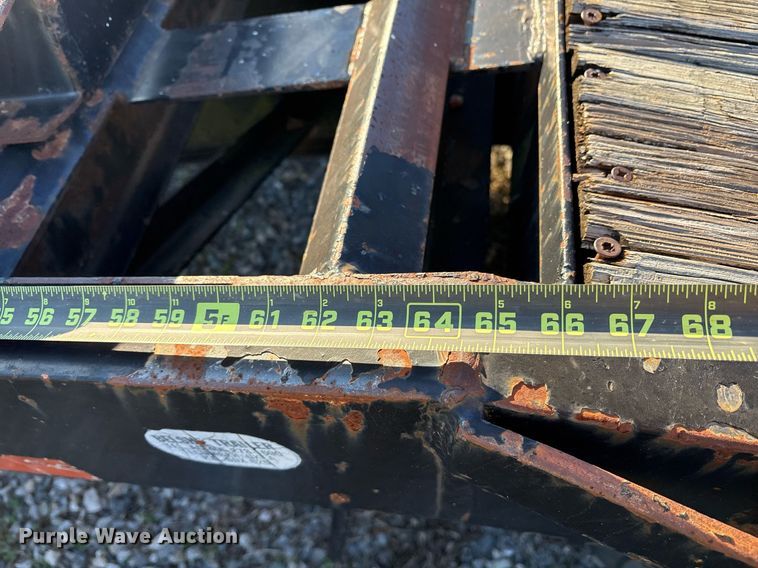 image for item OK9453 1996 Belshe DT235 equipment trailer