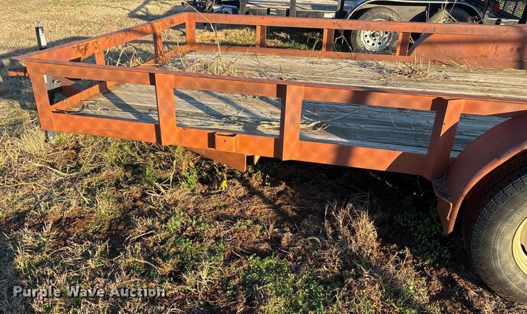 image for item OK9454 1992 G & G Utility trailer