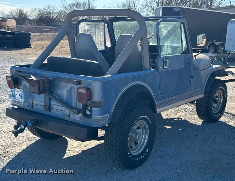 image for item DO0043 1984 American Motors Jeep Wrangler Laredo SUV