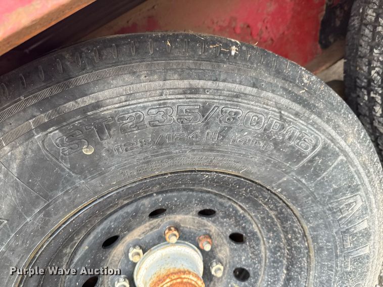 image for item DO0144 1989 Starlight flatbed trailer