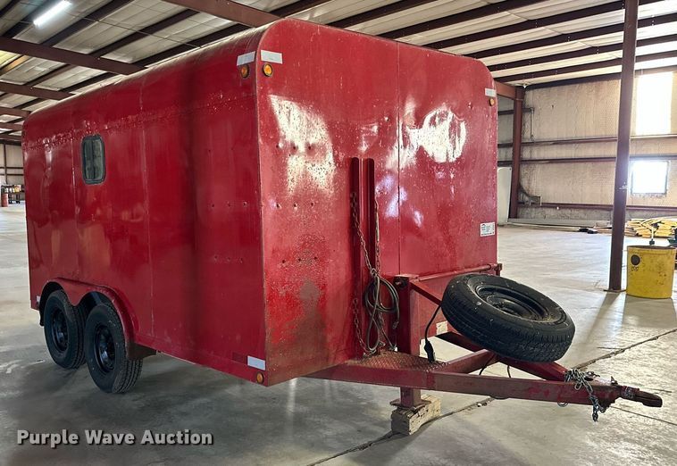 image for item DP6099 1998 John Penner enclosed cargo trailer