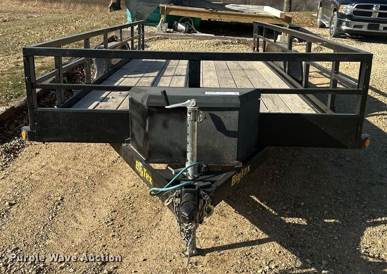 image for item DQ6523 2021 Big Tex 70CH equipment trailer