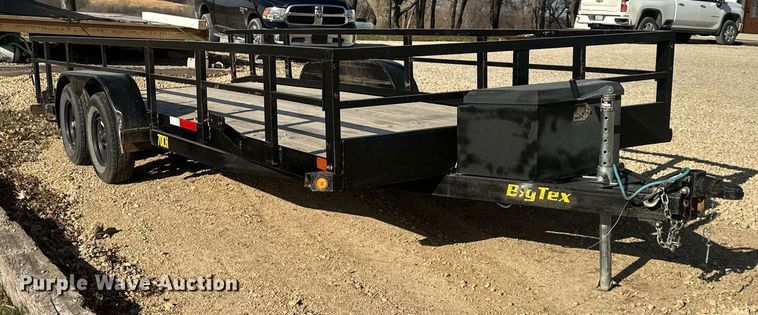image for item DQ6523 2021 Big Tex 70CH equipment trailer