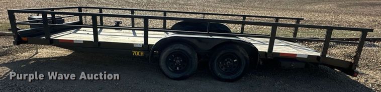 image for item DQ6523 2021 Big Tex 70CH equipment trailer