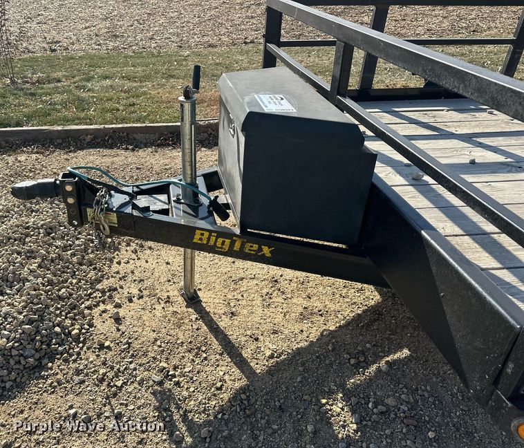 image for item DQ6523 2021 Big Tex 70CH equipment trailer