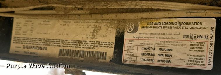 image for item DQ6523 2021 Big Tex 70CH equipment trailer