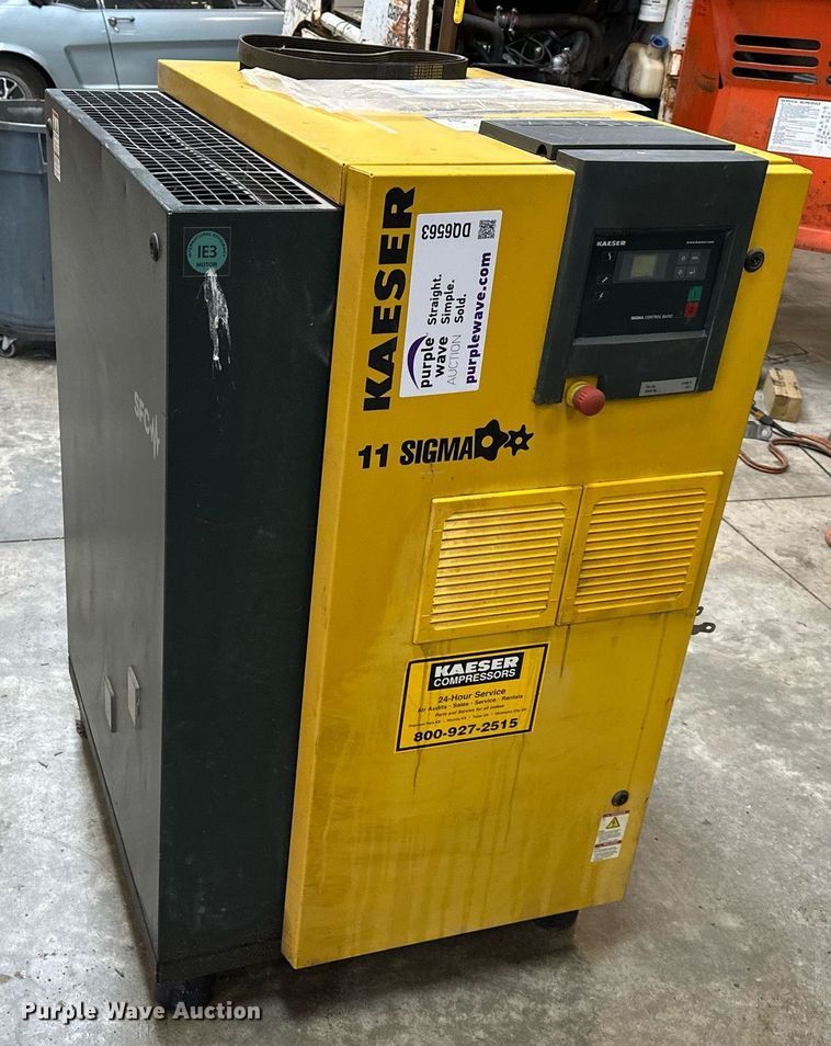 image for item DQ6563 2011 Kaeser  SFC11 air compressor