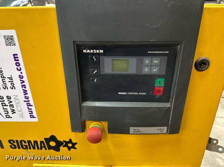 image for item DQ6563 2011 Kaeser  SFC11 air compressor