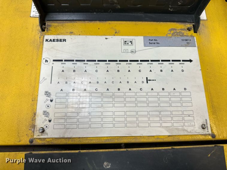 image for item DQ6563 2011 Kaeser  SFC11 air compressor