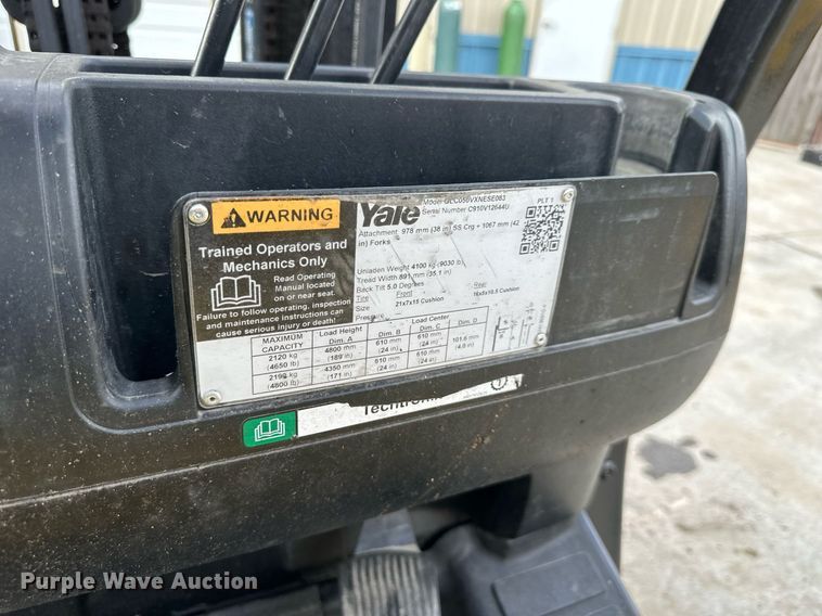 image for item DQ6564 Yale Veracitor 50VX forklift