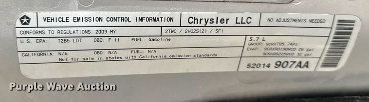 image for item DS3195 2009 Dodge Ram 1500 Crew Cab pickup truck