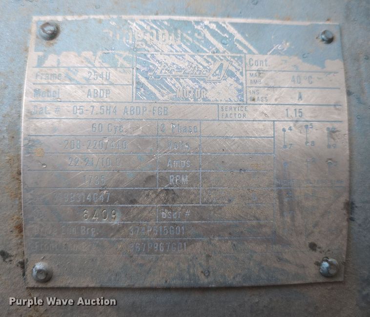 image for item DW3036 1964 Curtis MFG air compressor