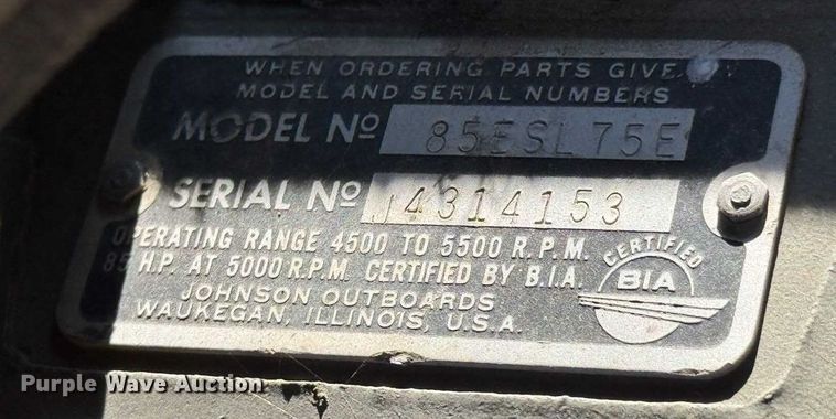 image for item DX1427 1975 Ranger Catfish Hunter boat