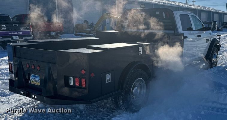 image for item DX3939 2011 Dodge Ram 5500 Crew Cab flatbed truck