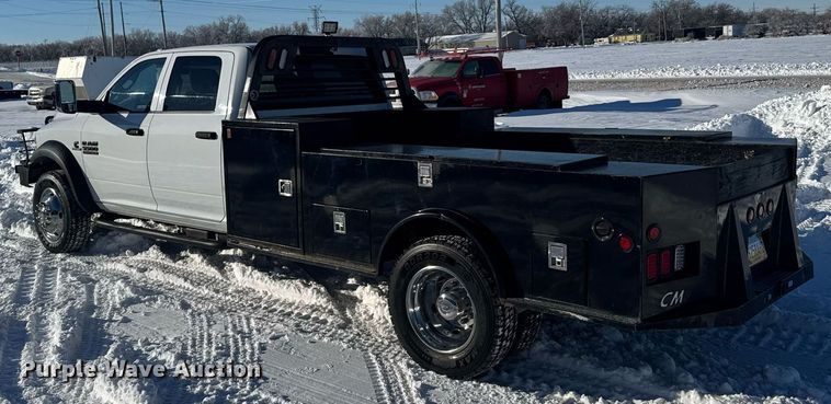 image for item DX3939 2011 Dodge Ram 5500 Crew Cab flatbed truck