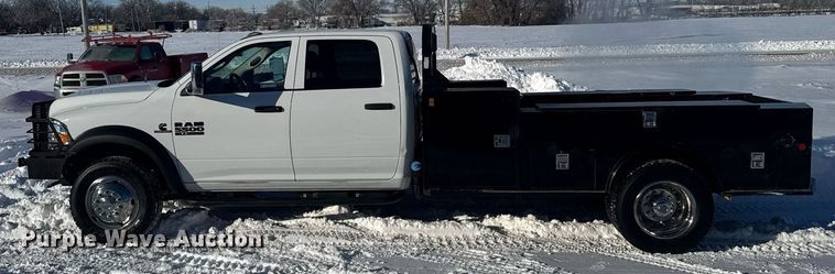 image for item DX3939 2011 Dodge Ram 5500 Crew Cab flatbed truck