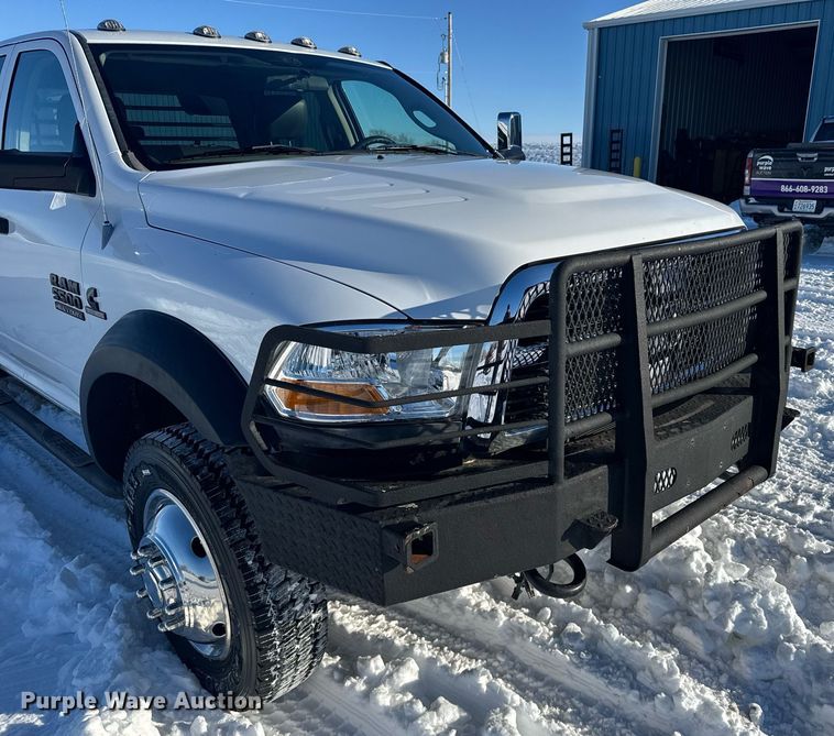 image for item DX3939 2011 Dodge Ram 5500 Crew Cab flatbed truck