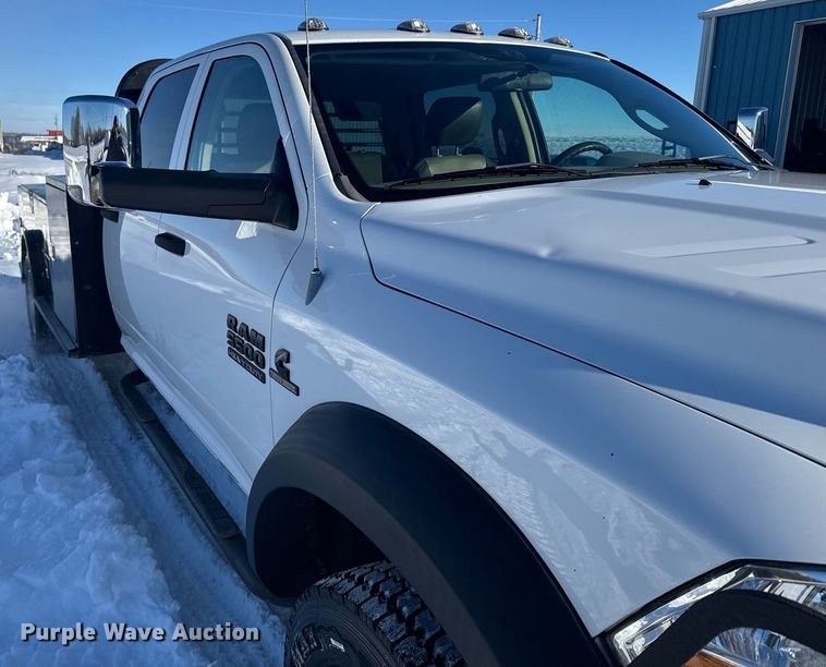 image for item DX3939 2011 Dodge Ram 5500 Crew Cab flatbed truck