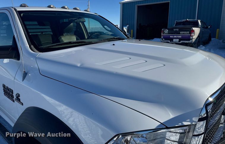 image for item DX3939 2011 Dodge Ram 5500 Crew Cab flatbed truck