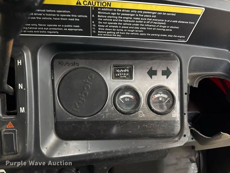 image for item EG2261 2010 Kubota RTV900 utility vehicle