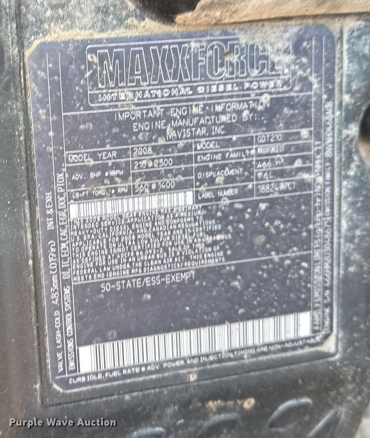 image for item EG2361 2009 IC PB105 school bus