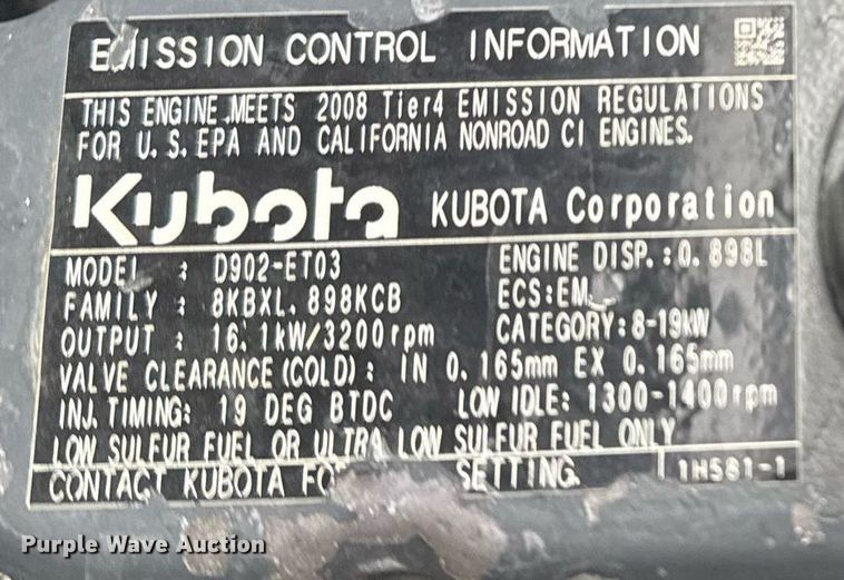 image for item EG2365 2008 Kubota RTV900 utility vehicle