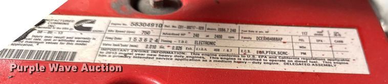 image for item EG2428 2014 Freightliner Business Class M2 flatbed truck