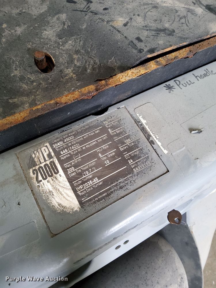 image for item EH0063 Crown WP2035-45 pallet jack