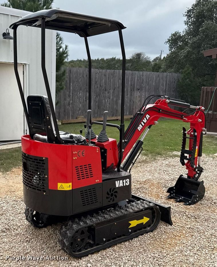 image for item EJ3431 2024 Miva VA13 mini excavator