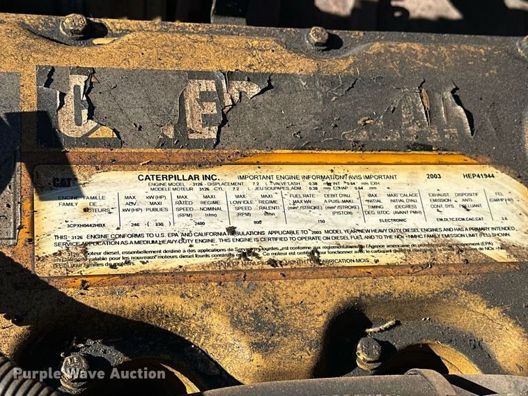 image for item EJ5215 2004 Freightliner Business Class M2 refrigerated truck